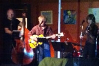 Roland and Kate Lapierre at the Rendezvous, Turners Falls MA March 16, 2012