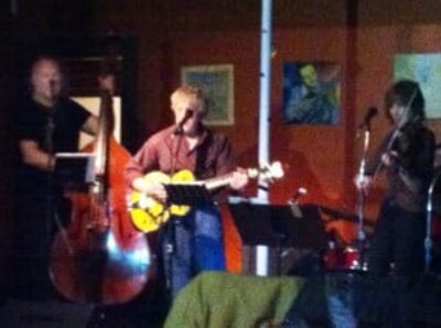 Roland and Kate Lapierre at the Rendezvous, Turners Falls MA March 16, 2012