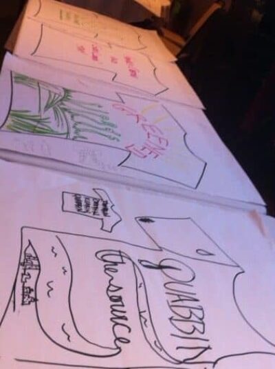 tee shirts for local towns designed at Creative Economy Summit, Greenfield.