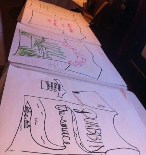 tee shirts for local towns designed at Creative Economy Summit, Greenfield.