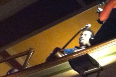 Michael Franti plays in the Calvin