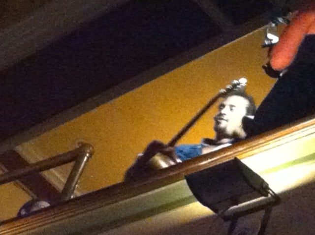 Michael Franti plays in the Calvin