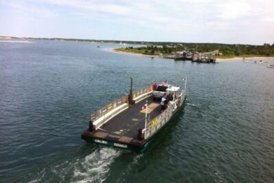 The On Time III ferry from Edgartown to Chappaquidick.