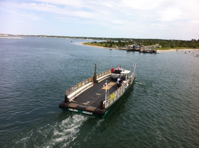 The On Time III ferry from Edgartown to Chappaquidick.