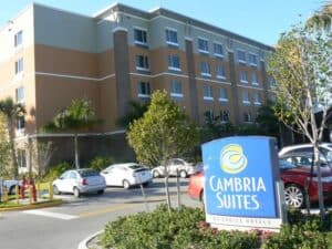 Cambria Suites, Dania Beach Florida.
