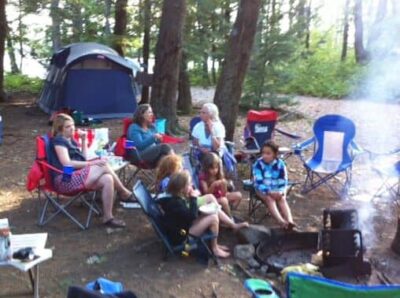 Camping in Western Massachusetts.