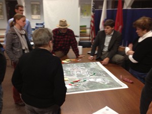 Residents of Deerfield meet to discuss ways to make it more livable.