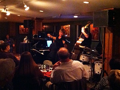 Singer Karrin Allyson fronts the Jazz Workshop at the Clarion Hotel.