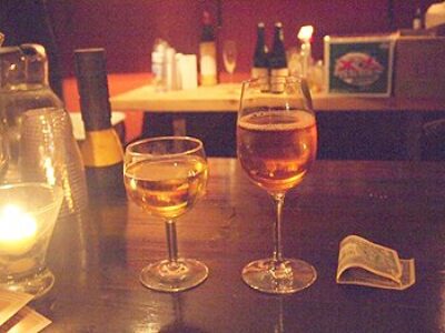 A few selections of hard cider from the Cider Saloon, at the Arts Block on Friday night.