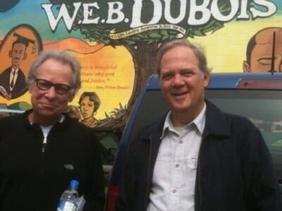 Kent St. John and Max Hartshorne of GoNOMAD in Great Barrington, MA.