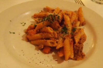 Pasta Bolognese at Nini's Ristorante