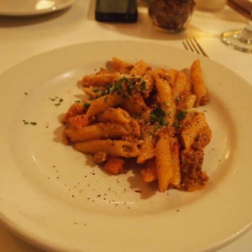 Pasta Bolognese at Nini's Ristorante