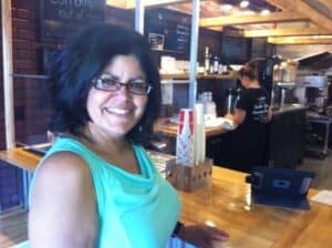 Ana Encarnacion of Easthampton at Wildwood Barbecue in Hadley.