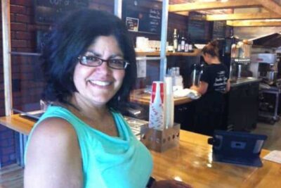 Ana Encarnacion of Easthampton at Wildwood Barbecue in Hadley.