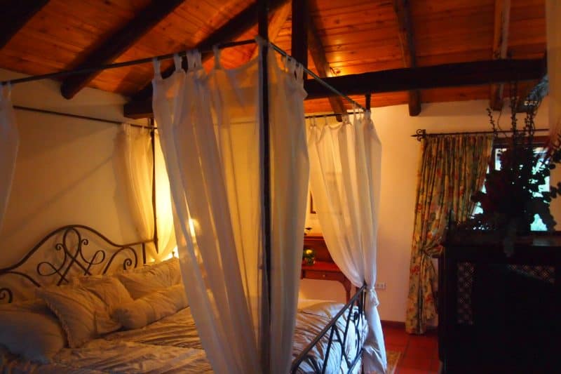 Bridal suite at Hosteria Caballo Campana.