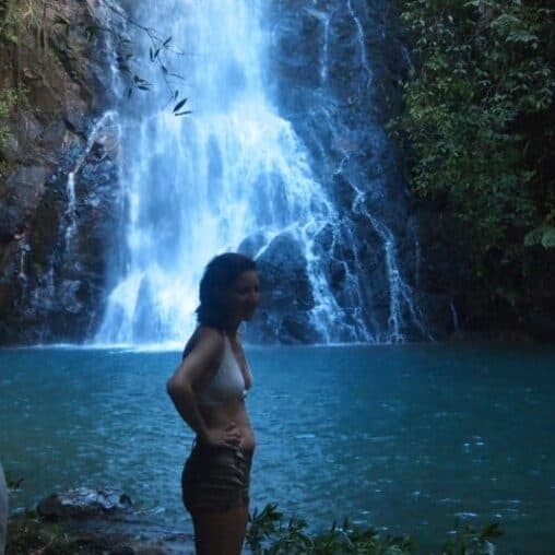 Butterfly Falls at Hidden Valley Inn and Reserve in Belize.