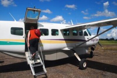 Maya Air's plane to San Pedro.