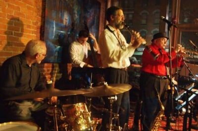 Butterfly Swing Band from Brattleboro Vermont at the Arts Block November 22.
