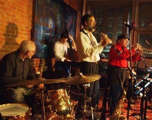 Butterfly Swing Band from Brattleboro Vermont at the Arts Block November 22.