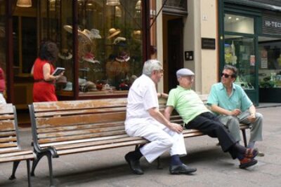 Hanging out in Bologna