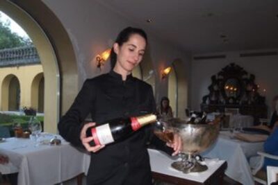 Fine dining in Coimbra Portugal. How much for the wine?