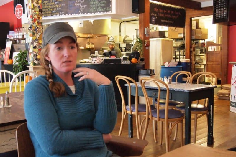 Sarah Landry Ryder runs The Redheads, a cafe and specialty food operation in Lake Leelanau, Michigan.