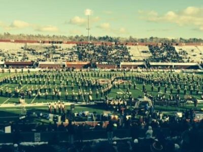 The Pride and Class of New England, the University of Massachusetts Marching Band!