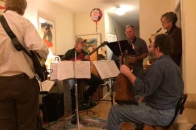 In a Northampton apartment, we played jazz standards on a Monday night.