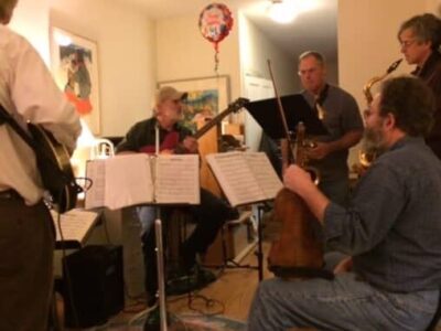 In a Northampton apartment, we played jazz standards on a Monday night.