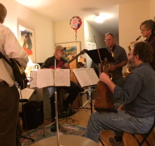 In a Northampton apartment, we played jazz standards on a Monday night.