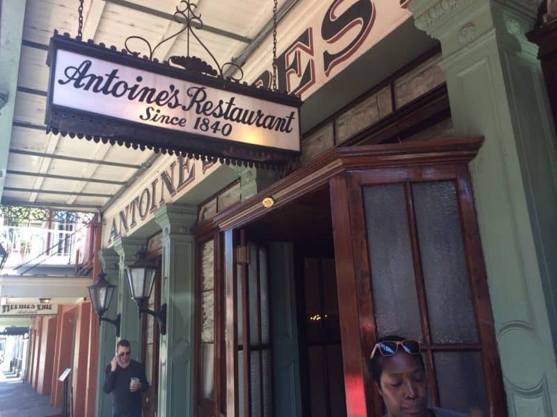 Antoine's Restaurant, more than 175 years in New Orlean's French Quarter.