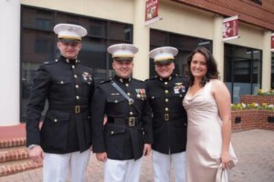 Midshipmen in Annapolis, always smiling and looking sharp.