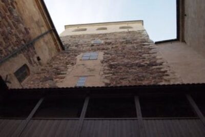 The 13th century Turku Castle is a three-story monolith now used for functions with an inner couryard and massive interior.