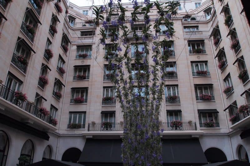 There is no limit to the flowers you'll find in the lobby, restaurants and all over the Four Seasons George V Paris.