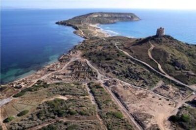 Sinis Peninsula, Sardinia Italy, a protected marine sanctuary where tourism is being developed.