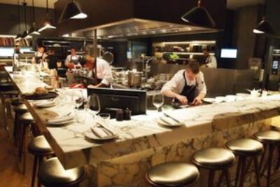 Grand Cafe Krasnapolsky in Dam Square in Amsterdam, Chef Jacob Jan Boema, 3 stars from Michelin.
