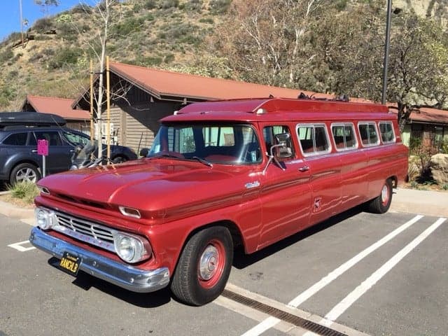1962 Chevy Stageway at the Ranch at Laguna Beach. A classy way to get around the town!