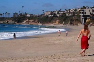 Aliso Beach is right across from where we stayed, the Ranch at Laguna Beach. Perfect spot, with a snack bar and bathrooms too!