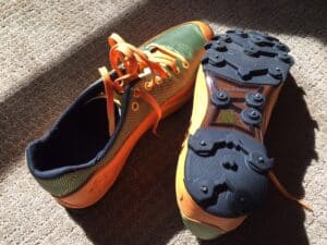 Ice Bugs have studs that keep you from slipping even on sheer ice. Lifesavers!