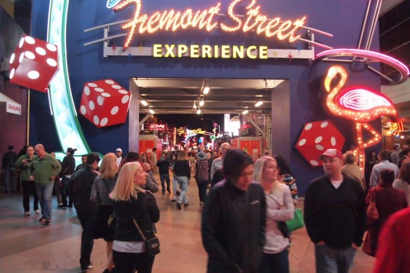 The Fremont Street Experience is loud, raucus, and full of interesting and sometimes unsavory characters. 