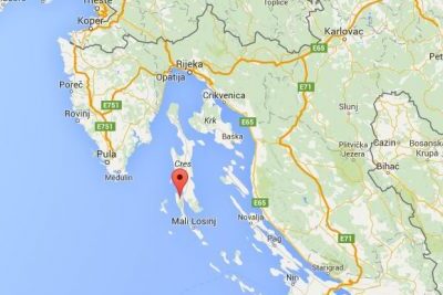 Losinj is off the coast of Croatia. 
