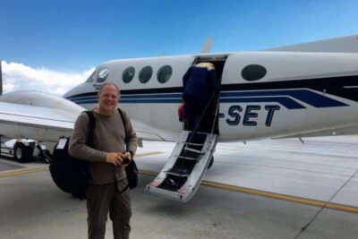 Here I am in Venice waiting to fly to Losinj.