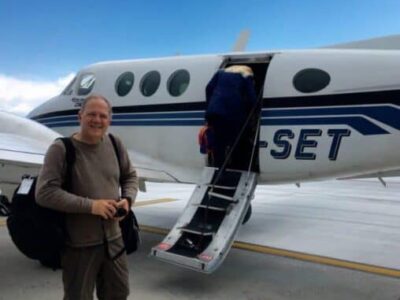 Here I am in Venice waiting to fly to Losinj.