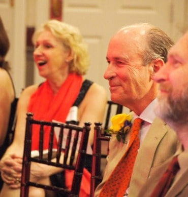 Non-fiction writer Tracy Kidder was one of the honorees at last night's WFCR gala at the Log Cabin.