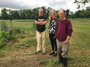 Bill Schmill, sister Caroline and cousin Paul. 