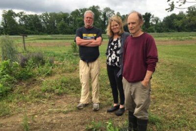 Bill Schmill, sister Caroline and cousin Paul. 