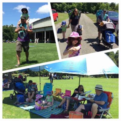 Tanglewood is always a production...bringing the right foods, keeping the kids entertained, and being quiet after the bells ring. Toni Cunningham photos.
