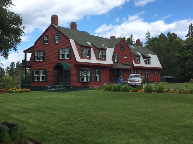 Eleanor and FDR's Red Cottage, with 32 rooms, at Campobello. 