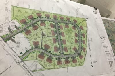 The plan calls for 36 two-family houses on the 22 acres of land near Mountain Road and Sugarloaf St, that's currently farmland.