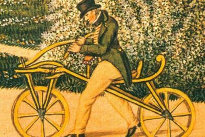 The Laufmaschine, invented in Karlsruhe, Germany, 200 years ago.